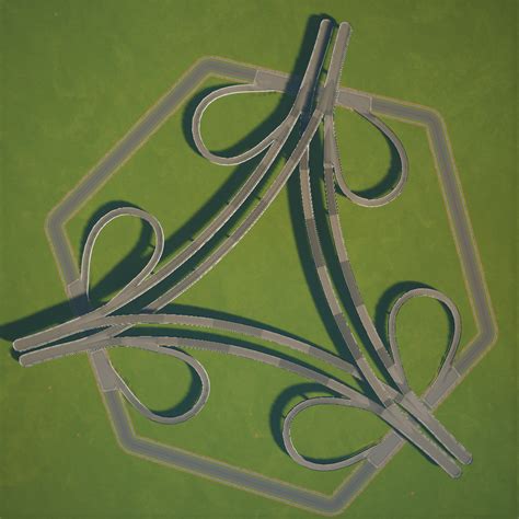 Simple Roundabout Highway Exit! : r/CitiesSkylines.